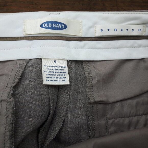 Old Navy Stretch Trousers Size 6 Wide Leg - Picture 3 of 5